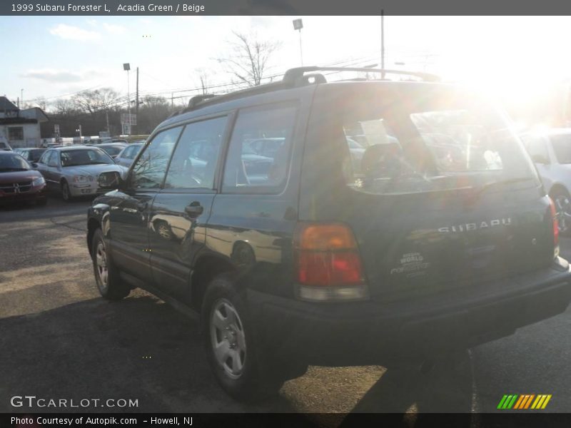 Acadia Green / Beige 1999 Subaru Forester L