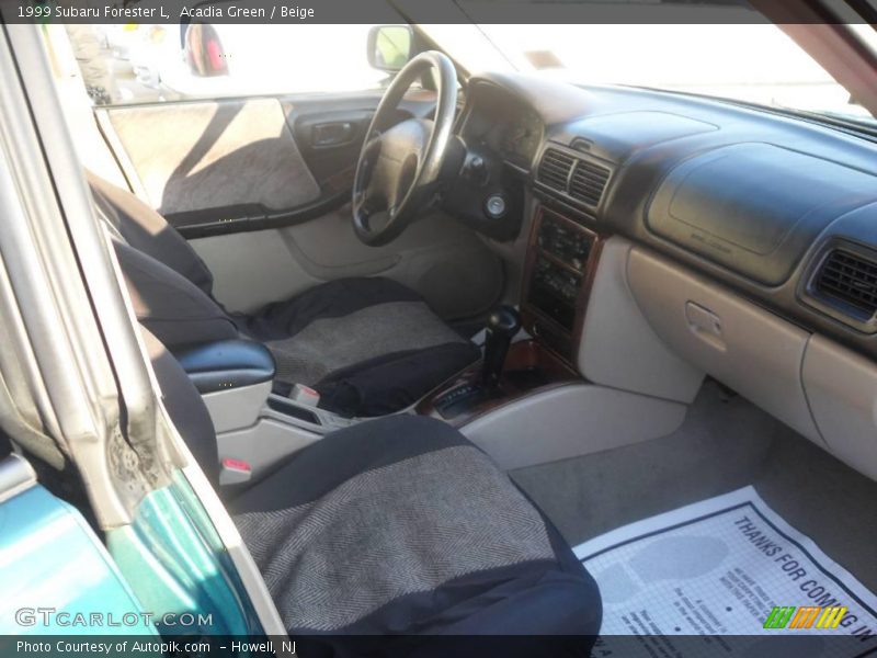 Acadia Green / Beige 1999 Subaru Forester L
