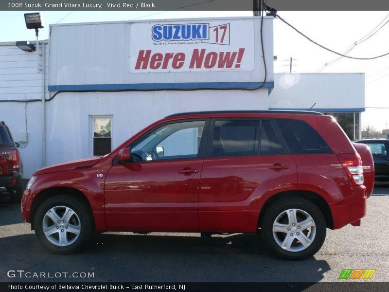 Vivid Red / Black 2008 Suzuki Grand Vitara Luxury