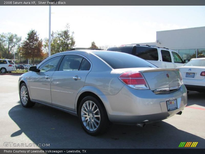 Silver Pearl / Black 2008 Saturn Aura XR