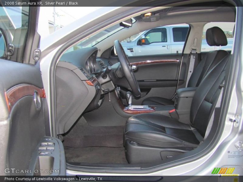 Silver Pearl / Black 2008 Saturn Aura XR