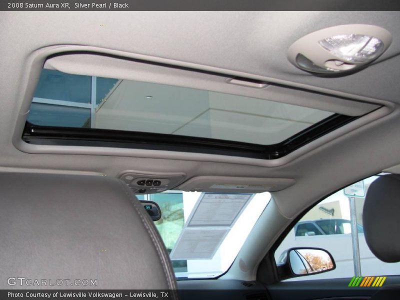 Silver Pearl / Black 2008 Saturn Aura XR