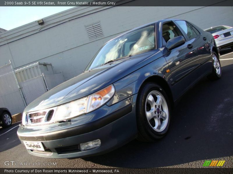Frost Grey Metallic / Medium Grey 2000 Saab 9-5 SE V6t Sedan