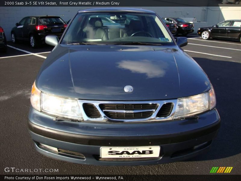Frost Grey Metallic / Medium Grey 2000 Saab 9-5 SE V6t Sedan