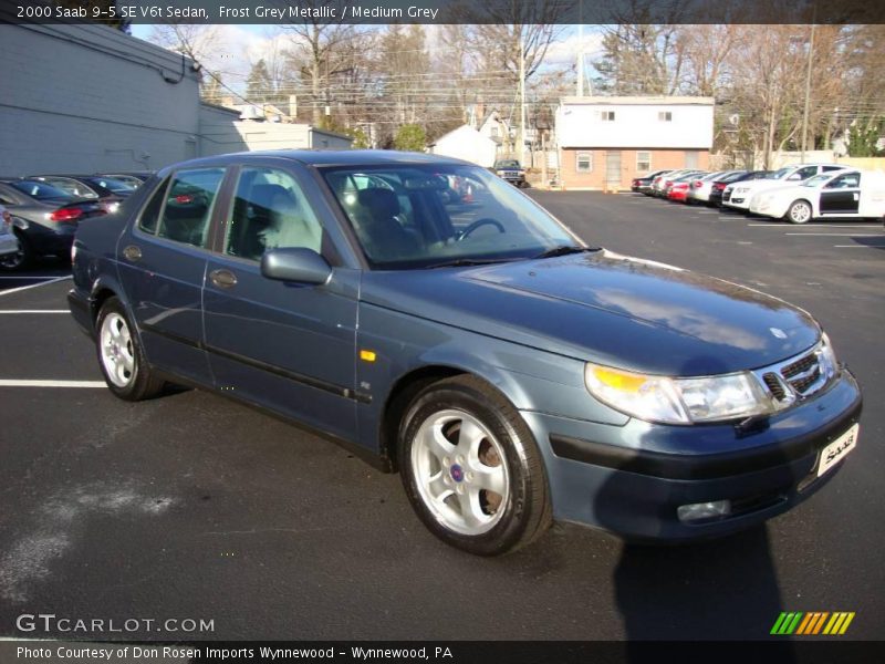 Frost Grey Metallic / Medium Grey 2000 Saab 9-5 SE V6t Sedan