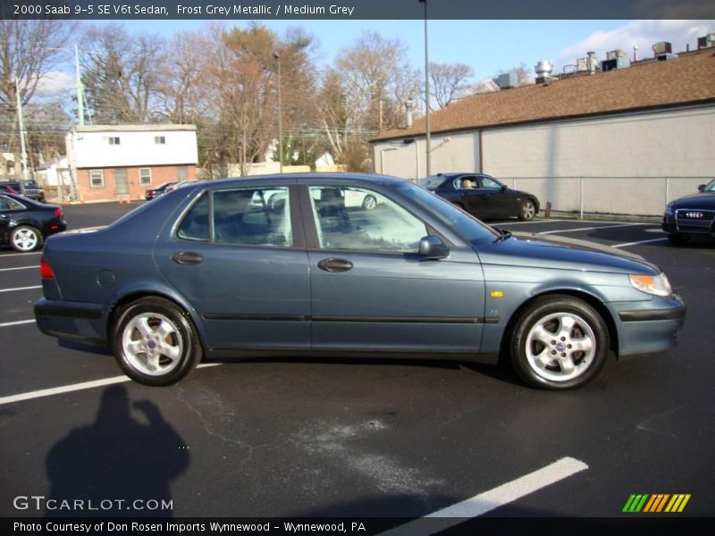 Frost Grey Metallic / Medium Grey 2000 Saab 9-5 SE V6t Sedan