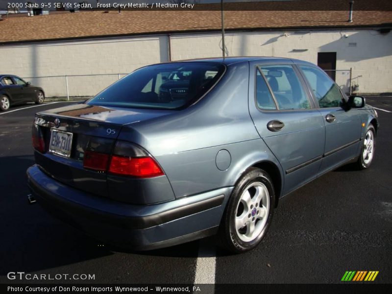 Frost Grey Metallic / Medium Grey 2000 Saab 9-5 SE V6t Sedan