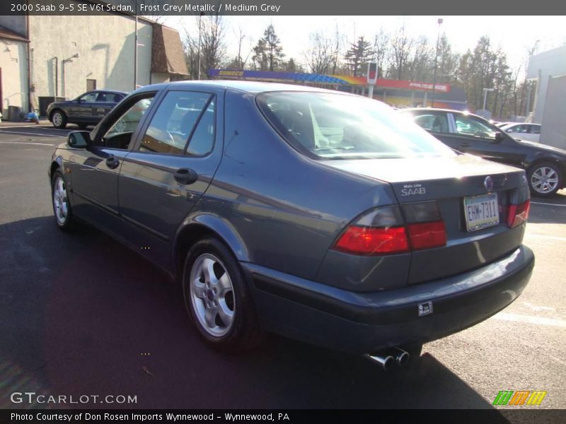 Frost Grey Metallic / Medium Grey 2000 Saab 9-5 SE V6t Sedan