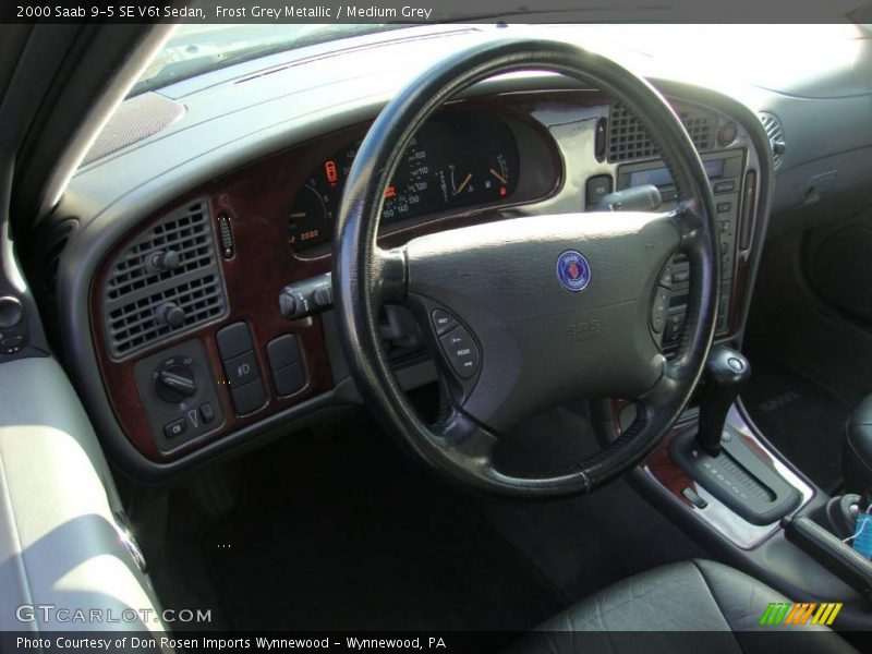 Frost Grey Metallic / Medium Grey 2000 Saab 9-5 SE V6t Sedan