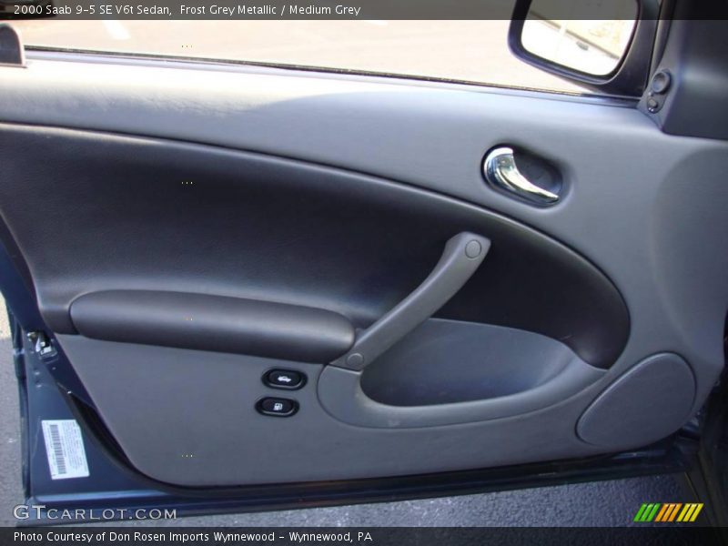 Frost Grey Metallic / Medium Grey 2000 Saab 9-5 SE V6t Sedan