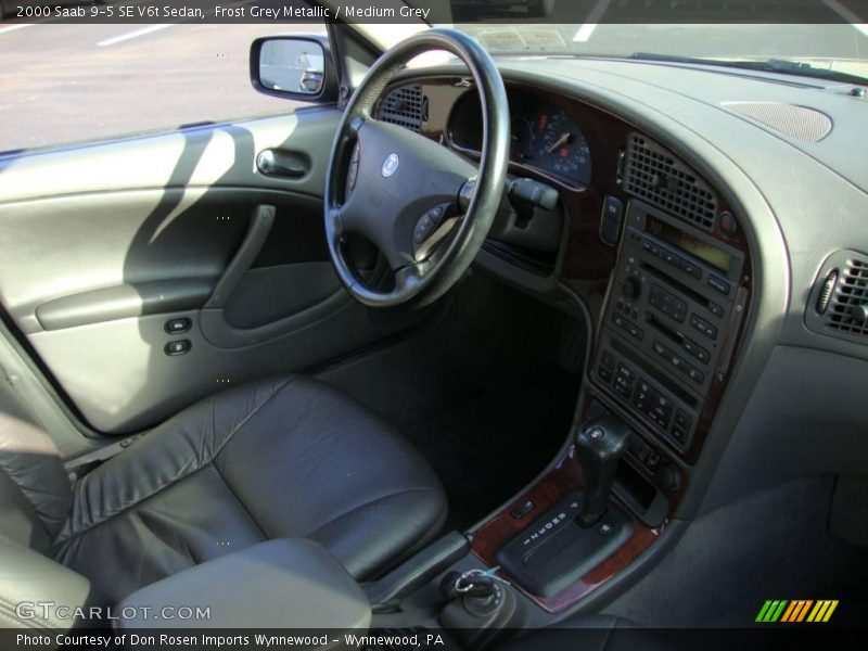 Frost Grey Metallic / Medium Grey 2000 Saab 9-5 SE V6t Sedan