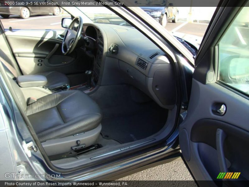 Frost Grey Metallic / Medium Grey 2000 Saab 9-5 SE V6t Sedan