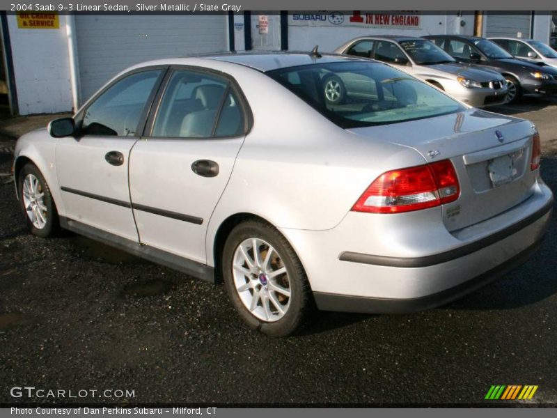 Silver Metallic / Slate Gray 2004 Saab 9-3 Linear Sedan