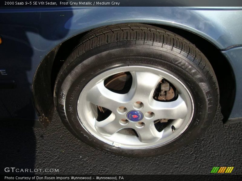 Frost Grey Metallic / Medium Grey 2000 Saab 9-5 SE V6t Sedan