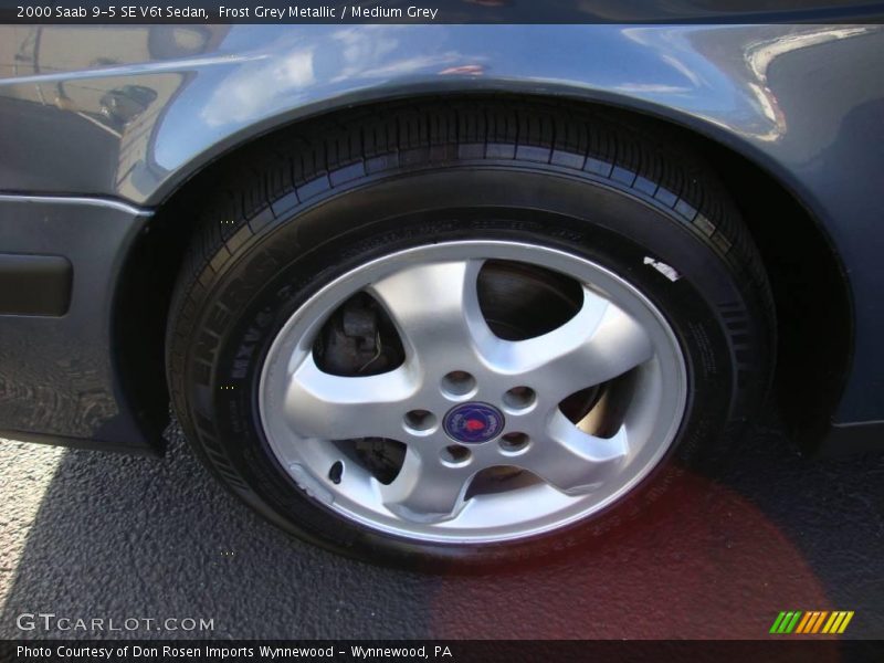 Frost Grey Metallic / Medium Grey 2000 Saab 9-5 SE V6t Sedan