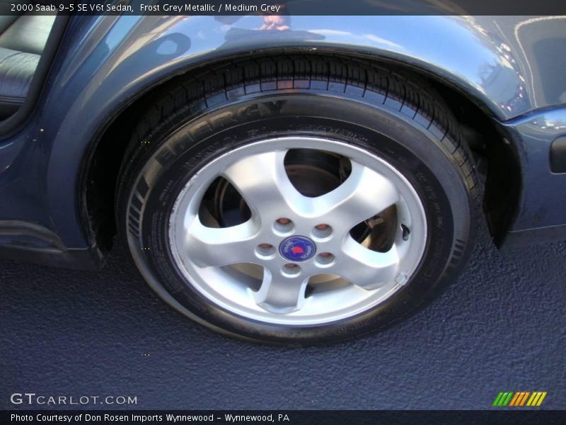 Frost Grey Metallic / Medium Grey 2000 Saab 9-5 SE V6t Sedan