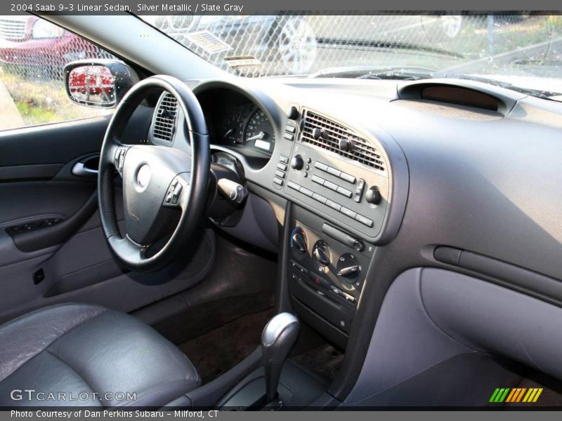 Silver Metallic / Slate Gray 2004 Saab 9-3 Linear Sedan