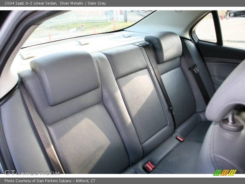 Silver Metallic / Slate Gray 2004 Saab 9-3 Linear Sedan