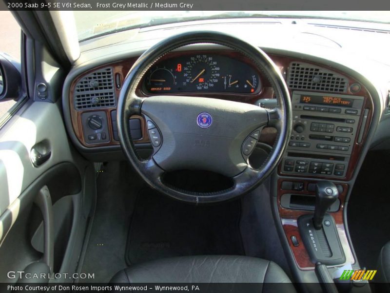 Frost Grey Metallic / Medium Grey 2000 Saab 9-5 SE V6t Sedan