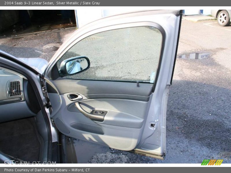 Silver Metallic / Slate Gray 2004 Saab 9-3 Linear Sedan