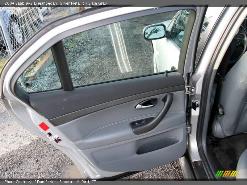 Silver Metallic / Slate Gray 2004 Saab 9-3 Linear Sedan