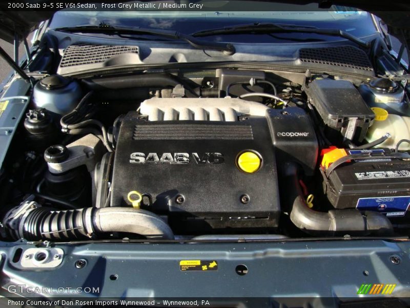 Frost Grey Metallic / Medium Grey 2000 Saab 9-5 SE V6t Sedan