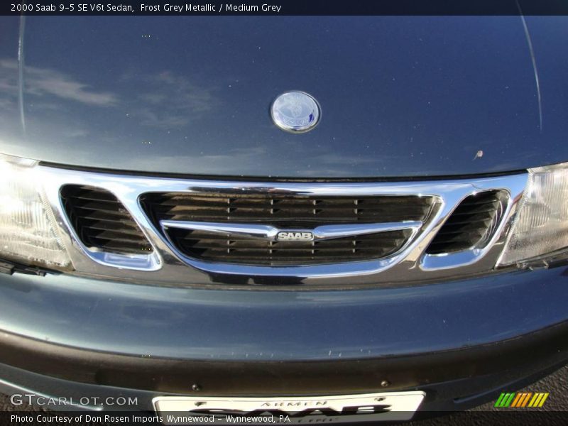 Frost Grey Metallic / Medium Grey 2000 Saab 9-5 SE V6t Sedan