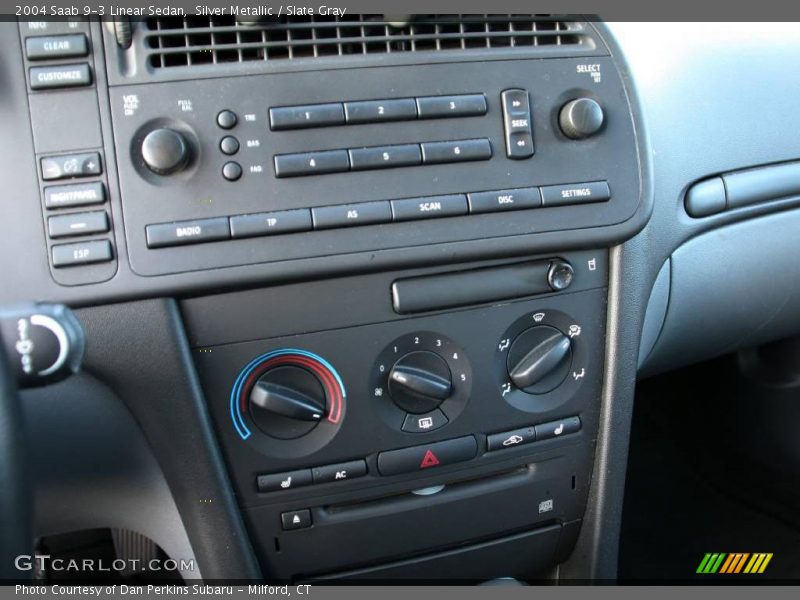 Silver Metallic / Slate Gray 2004 Saab 9-3 Linear Sedan