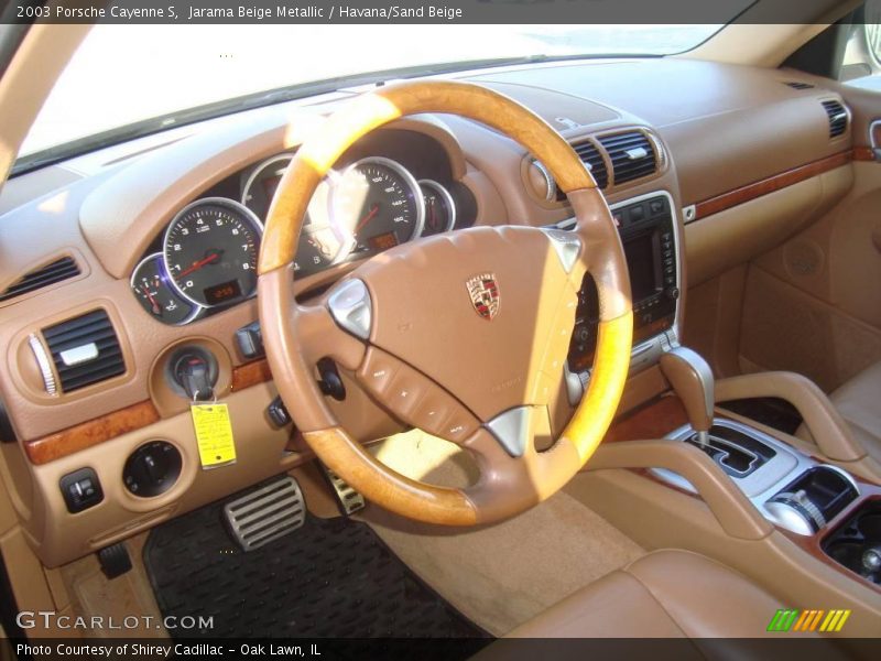 Jarama Beige Metallic / Havana/Sand Beige 2003 Porsche Cayenne S