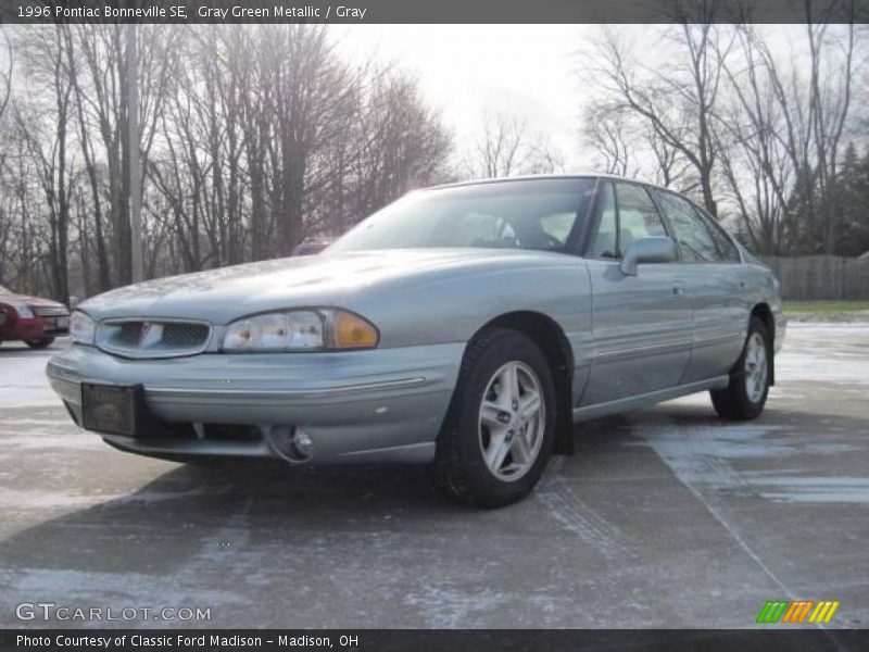 Gray Green Metallic / Gray 1996 Pontiac Bonneville SE