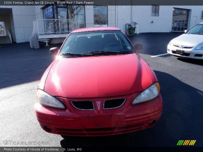 Bright Red / Dark Pewter 2000 Pontiac Grand Am SE Coupe