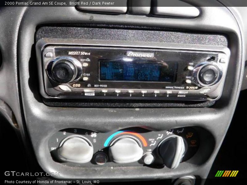 Bright Red / Dark Pewter 2000 Pontiac Grand Am SE Coupe