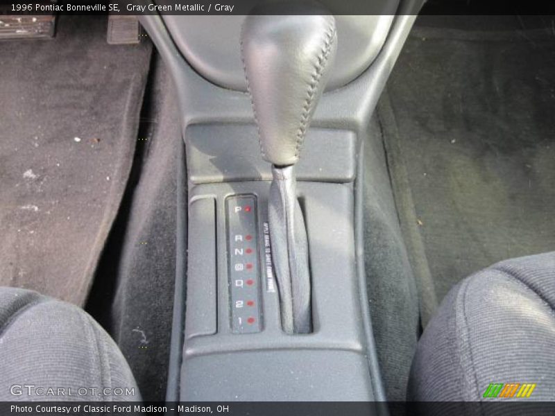 Gray Green Metallic / Gray 1996 Pontiac Bonneville SE