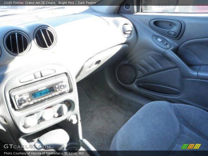 Bright Red / Dark Pewter 2000 Pontiac Grand Am SE Coupe