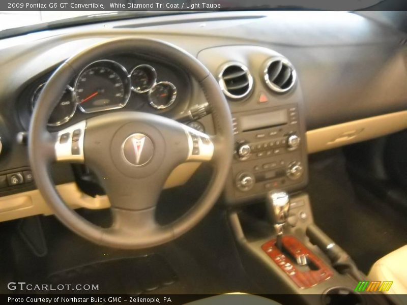 White Diamond Tri Coat / Light Taupe 2009 Pontiac G6 GT Convertible