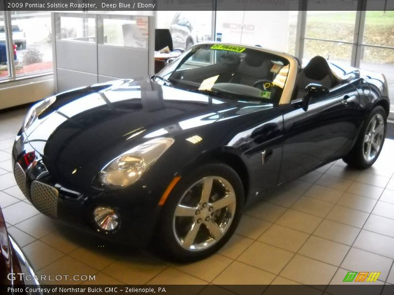 Deep Blue / Ebony 2009 Pontiac Solstice Roadster
