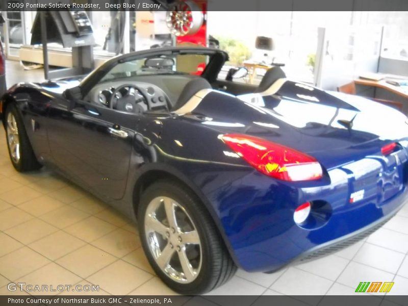 Deep Blue / Ebony 2009 Pontiac Solstice Roadster