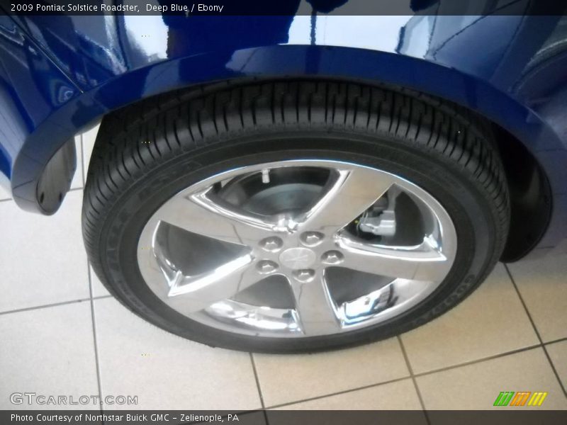 Deep Blue / Ebony 2009 Pontiac Solstice Roadster
