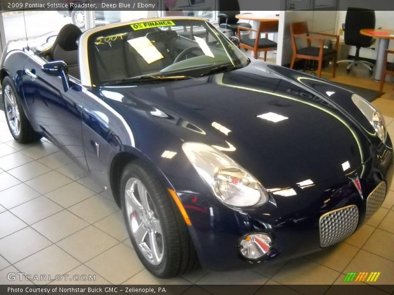 Deep Blue / Ebony 2009 Pontiac Solstice Roadster