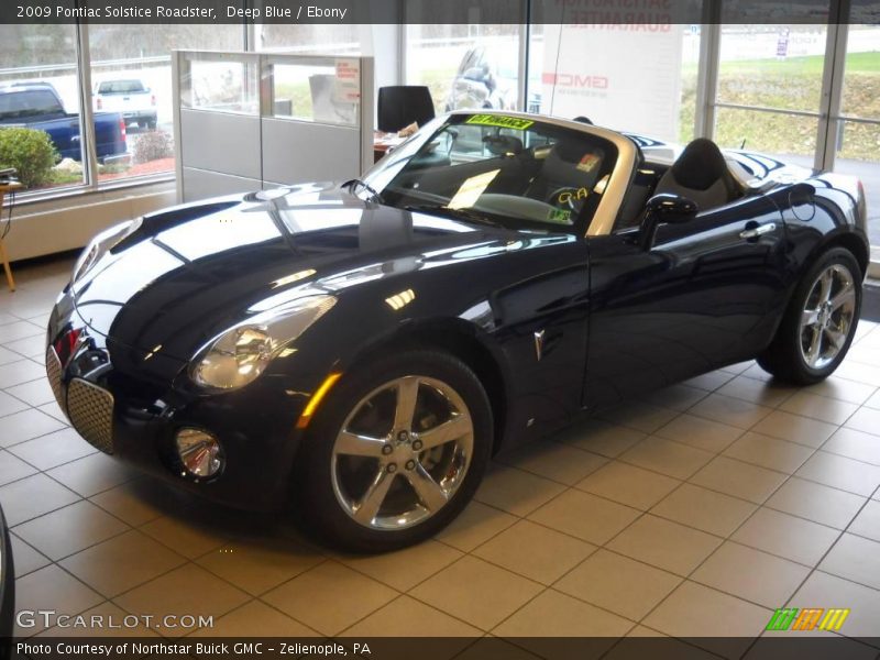 Deep Blue / Ebony 2009 Pontiac Solstice Roadster