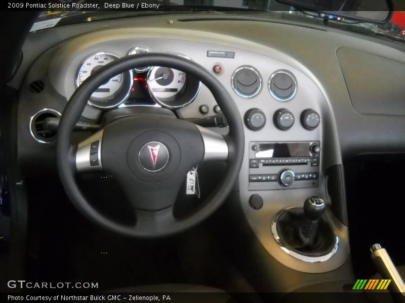 Deep Blue / Ebony 2009 Pontiac Solstice Roadster