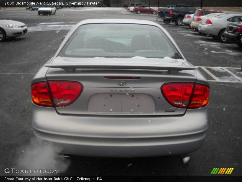 Silvermist / Pewter 2000 Oldsmobile Alero GL Sedan