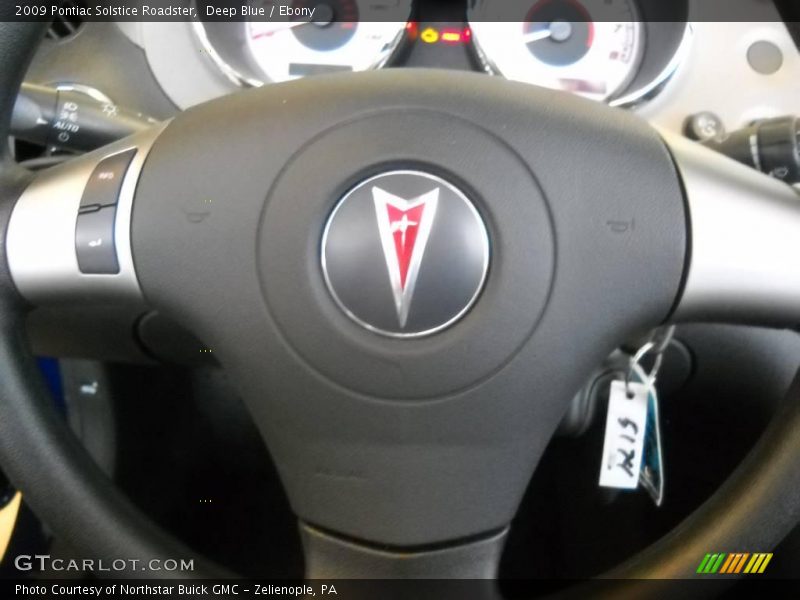 Deep Blue / Ebony 2009 Pontiac Solstice Roadster