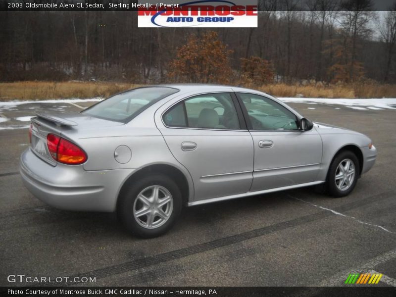 Sterling Metallic / Pewter 2003 Oldsmobile Alero GL Sedan