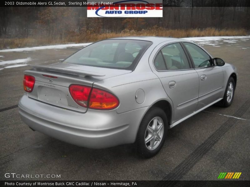 Sterling Metallic / Pewter 2003 Oldsmobile Alero GL Sedan