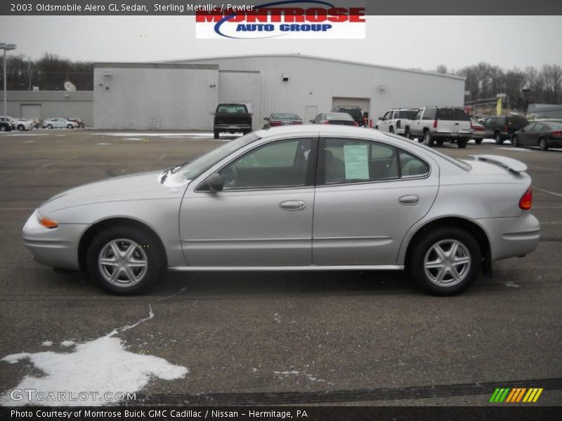 Sterling Metallic / Pewter 2003 Oldsmobile Alero GL Sedan