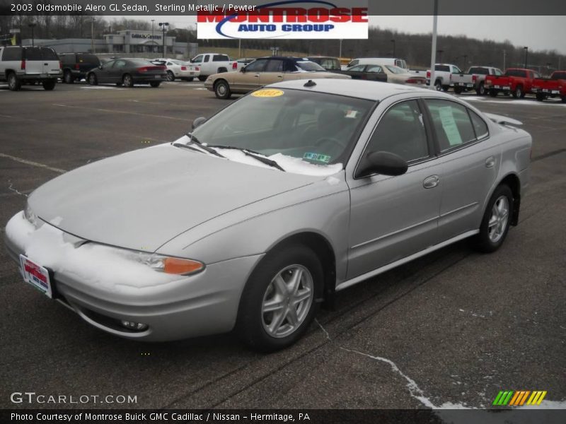 Sterling Metallic / Pewter 2003 Oldsmobile Alero GL Sedan
