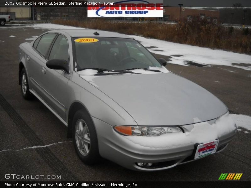 Sterling Metallic / Pewter 2003 Oldsmobile Alero GL Sedan