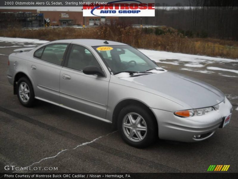 Sterling Metallic / Pewter 2003 Oldsmobile Alero GL Sedan