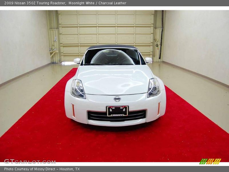 Moonlight White / Charcoal Leather 2009 Nissan 350Z Touring Roadster